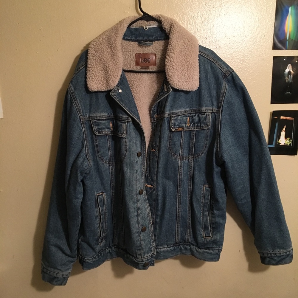 Vintage Sherpa Denim Jacket (Lee)